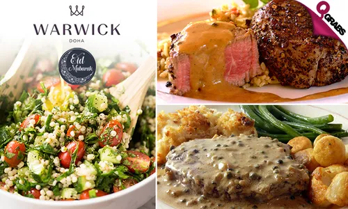 Eid Al Adha Brunch/Dunch Buffet at Warwick Doha Hotel!